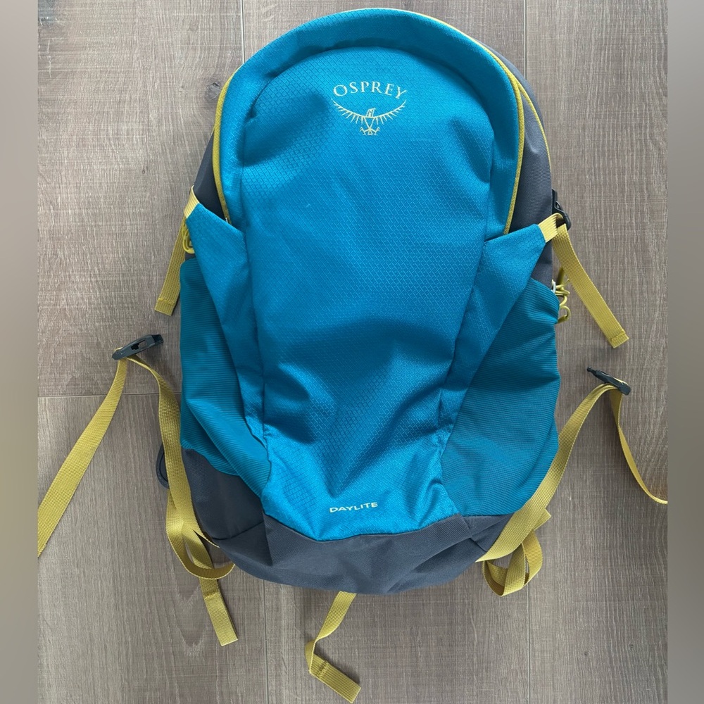Osprey Daylite Teal and Gold Backpack